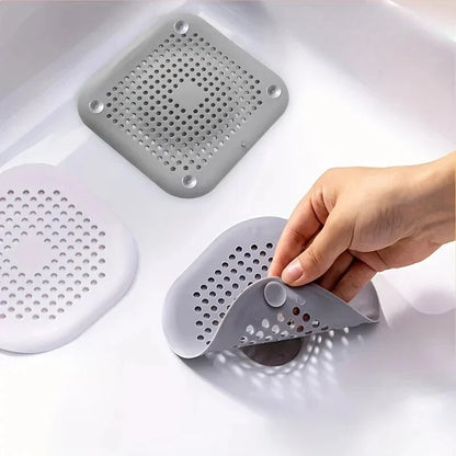 Silicone Anti-blocking Hair Filter Strainer For Sink, Bathtub, Shower, Drain