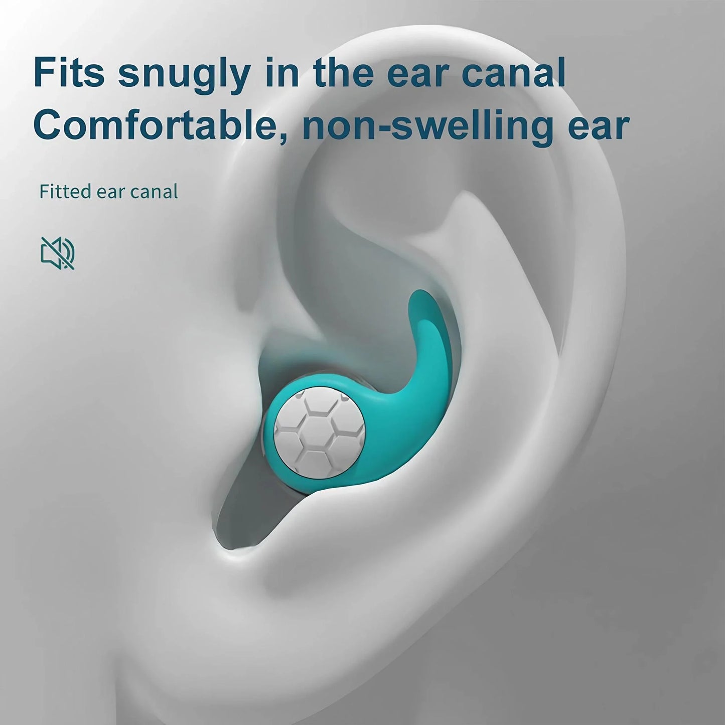 Noise-Canceling Silicone Earplugs – Waterproof, Comfortable Fit for Sleep, Swimming, and Ultimate Peaceful Quiet